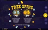 Free spins screen
