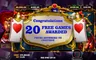 Free spins screen