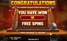 Free spins screen
