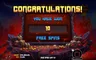 Free spins screen