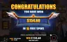 Free spins screen