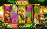 Free spins screen