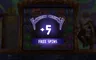 Free spins screen