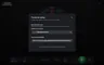 Info / About screen