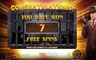 Free spins screen