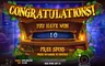 Free spins screen