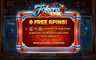 Free spins screen