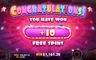 Free spins screen