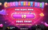 Free spins screen