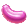 Magenta/pink jelly bean