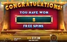 Free spins screen
