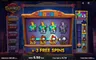 Free spins screen