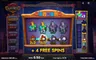 Free spins screen