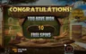 Free spins screen