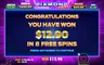 Free spins screen