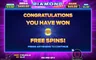 Free spins screen