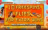 Free spins screen
