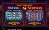 Free spins screen