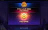 Free spins screen