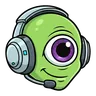 Alien (Green Headset)