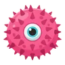Alien (Pink Spiky)