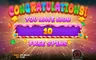 Free spins screen