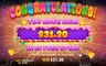 Free spins screen