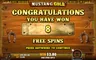 Free spins screen