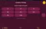 Autoplay settings