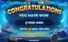 Free spins screen
