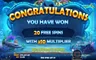 Free spins screen