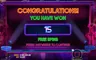 Free spins screen