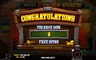 Free spins screen