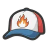 Flame baseball cap