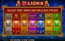 Free spins screen