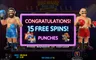 Free spins screen