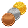 Coins (Bronze / Silver / Gold)