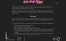 Info / About screen