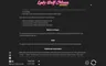 Info / About screen