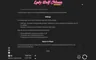 Info / About screen