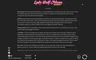 Info / About screen