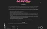 Info / About screen