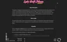 Info / About screen