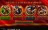 Free spins screen