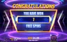 Free spins screen