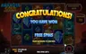 Free spins screen
