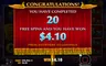 Free spins screen