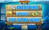 Free spins screen