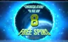 Free spins screen