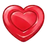 Red heart candy